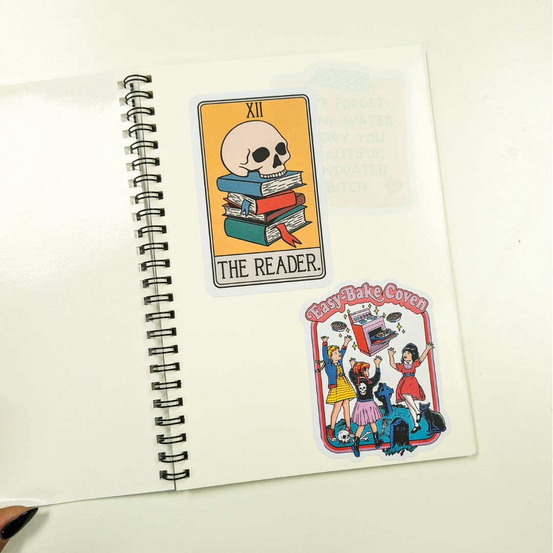 The Hoard Alternative Tarot Reusable Sticker Collecting Book