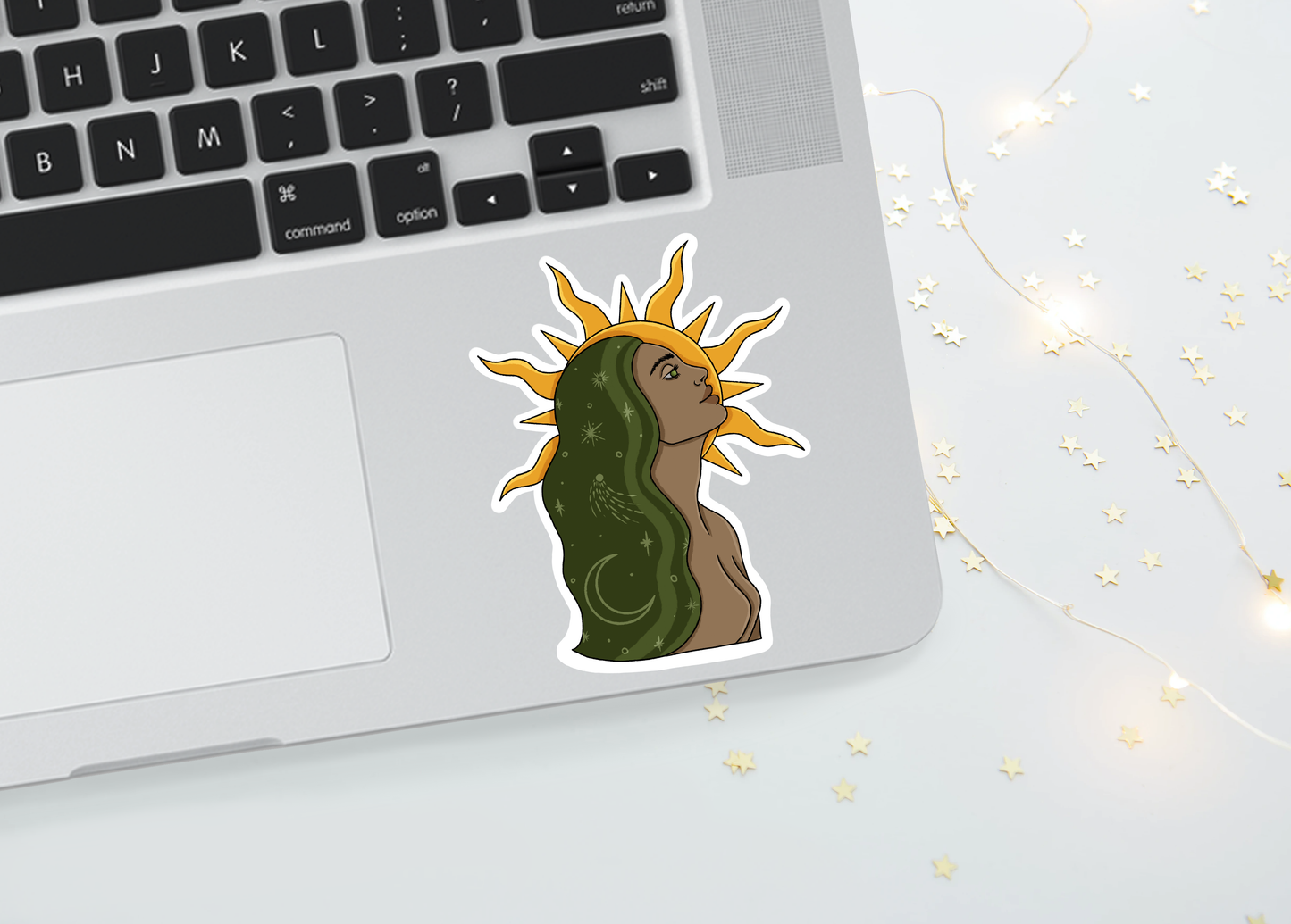 Celestial Sun Goddess Sticker