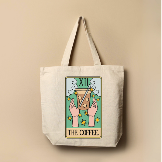 a tote bag hanging on a wall