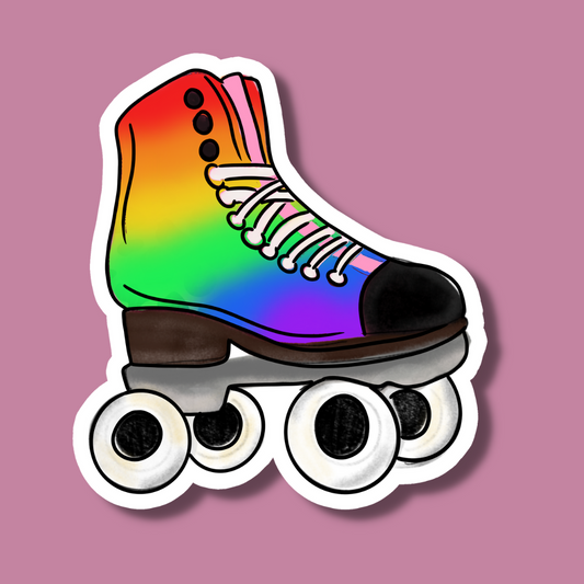 LGBTQ+ Pride Roller Skate Stickers