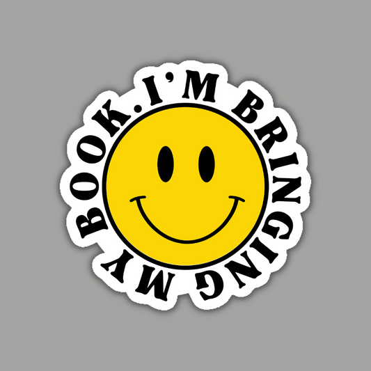 I'm Bringing a Book Sticker