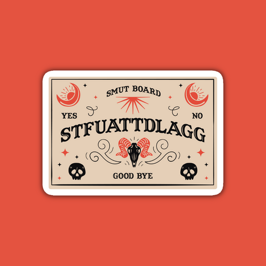 STFUATTDLAGG Oujia Board Sticker