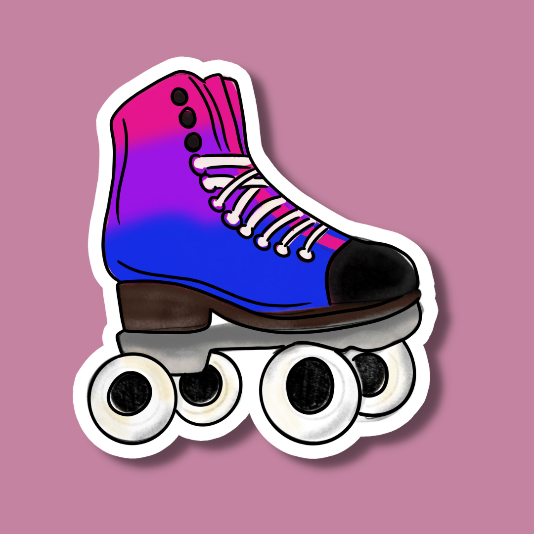 LGBTQ+ Pride Roller Skate Stickers