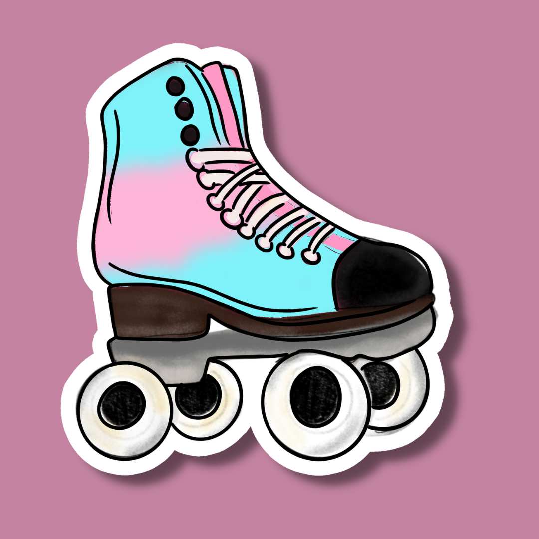 LGBTQ+ Pride Roller Skate Stickers