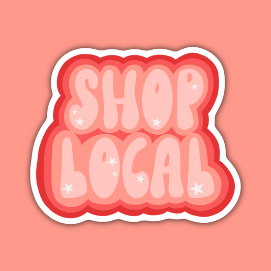 Shop Local Sticker