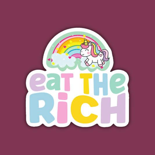 Eat the Rich Sticker