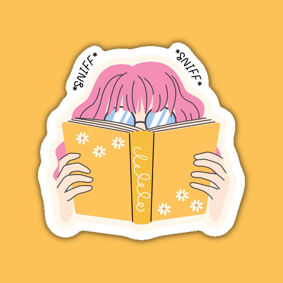 Book Smell Sticker