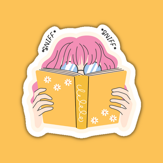 Book Smell Sticker