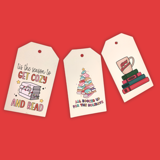 Bookish Christmas Gift Tags