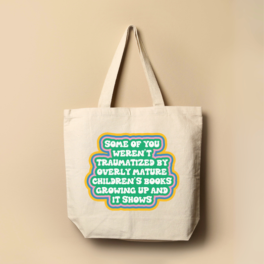 Overly Mature Children's Books Tote Bag