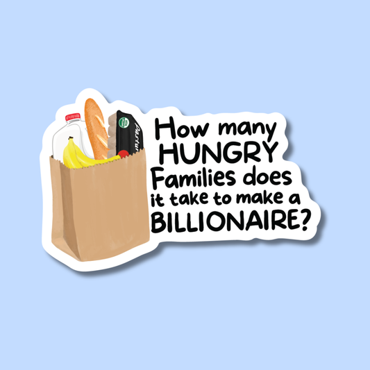 Hungry Families Sticker