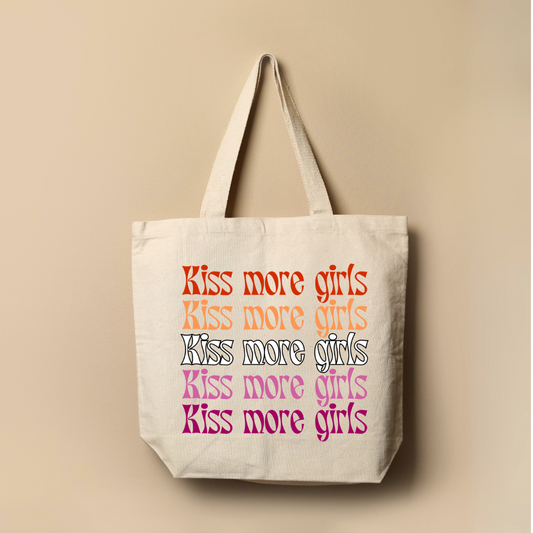 a tote bag hanging on a wall