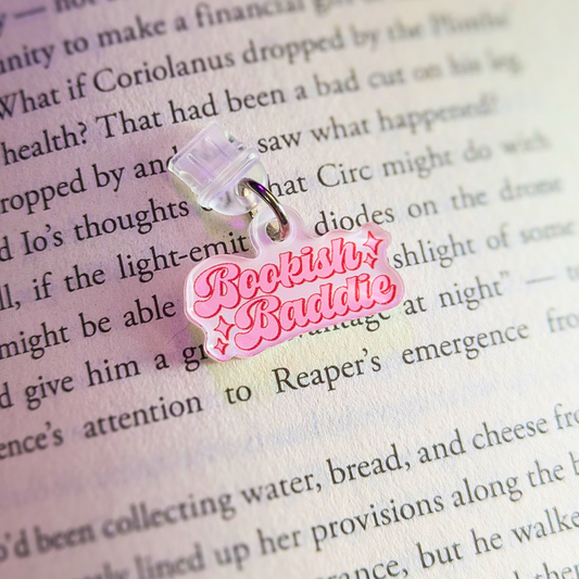 Bookish Baddie Plug Charm