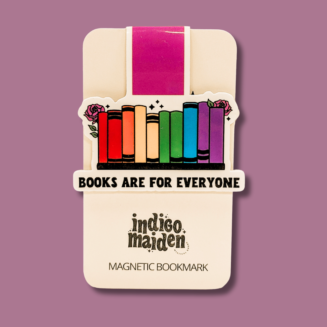 Books Are For Everyone Magnetic Bookmark