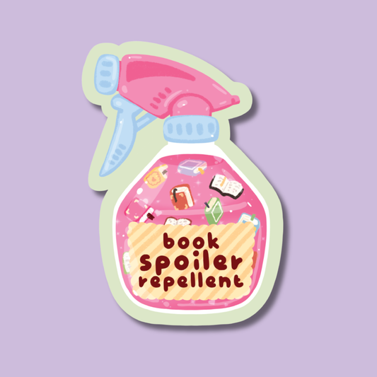 Book Spoiler Repellent Sticker