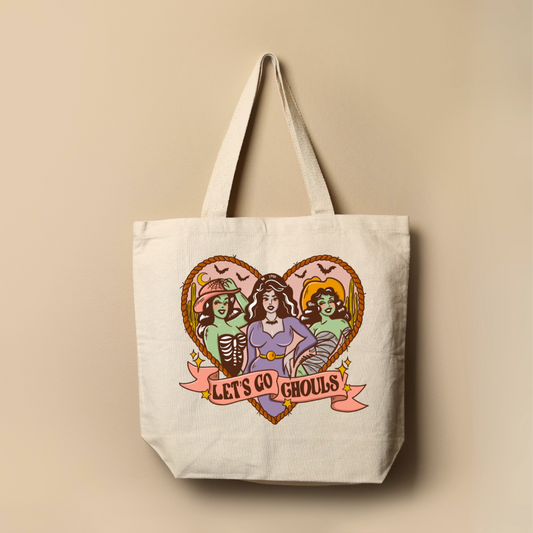 Let's Go Ghouls Tote Bag