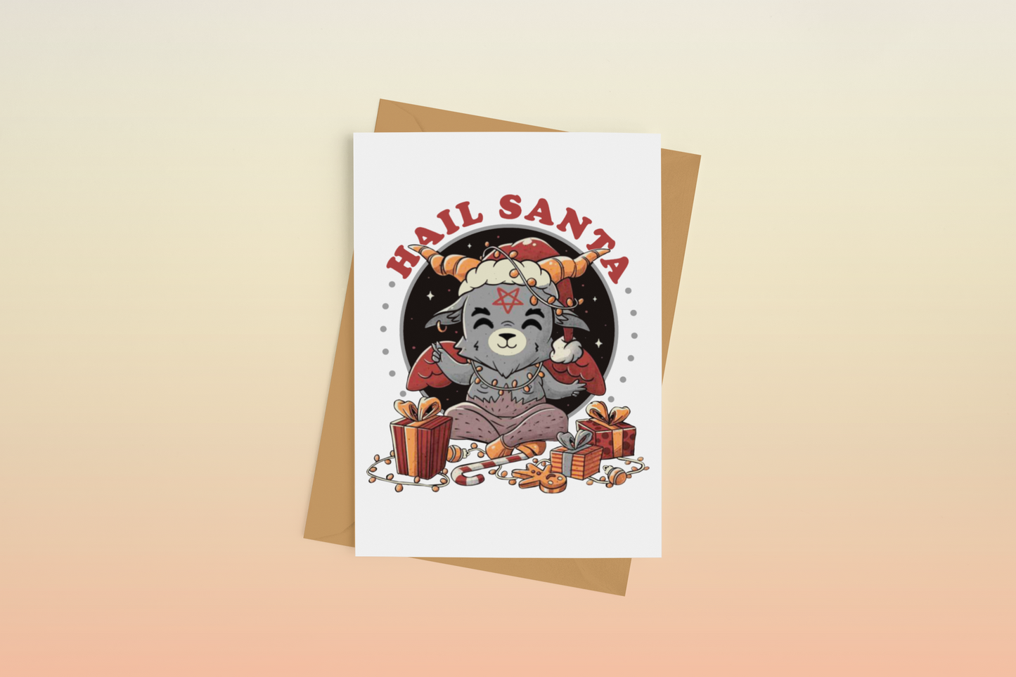 Hail Santa Greeting Card