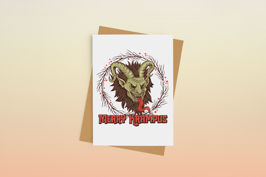 Merry Krampus Greeting Card