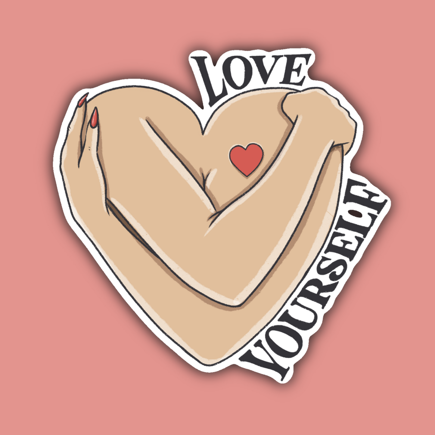 Love Yourself Body Positivity Sticker