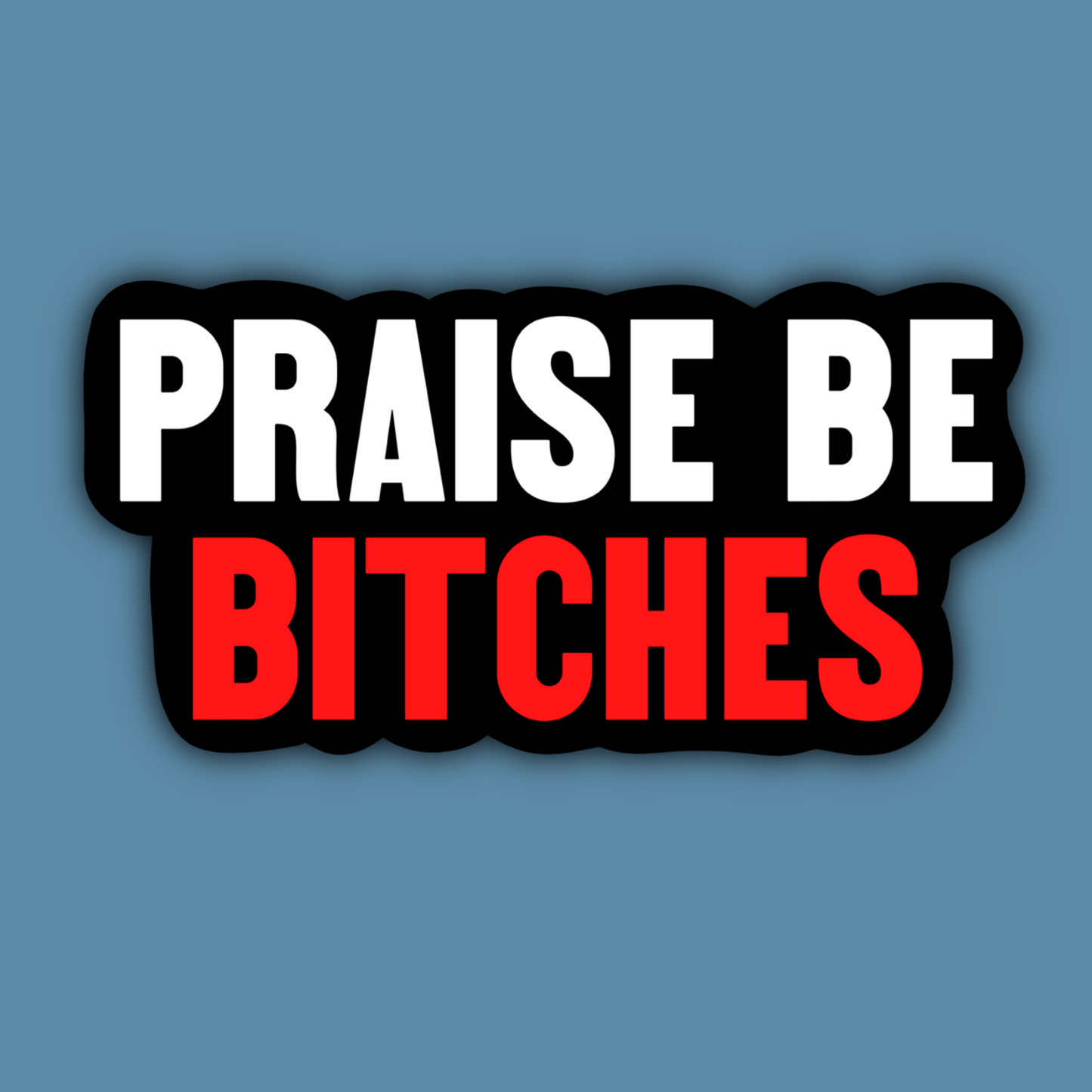 Praise Be Bitches Feminist Human Rights Sticker