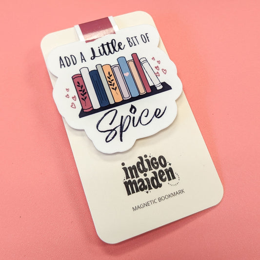 Add a Little Bit of Spice Magnetic Bookmark