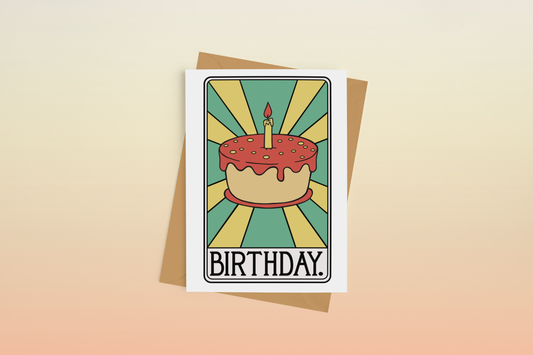 The Birthday Tarot Card Greeting Card