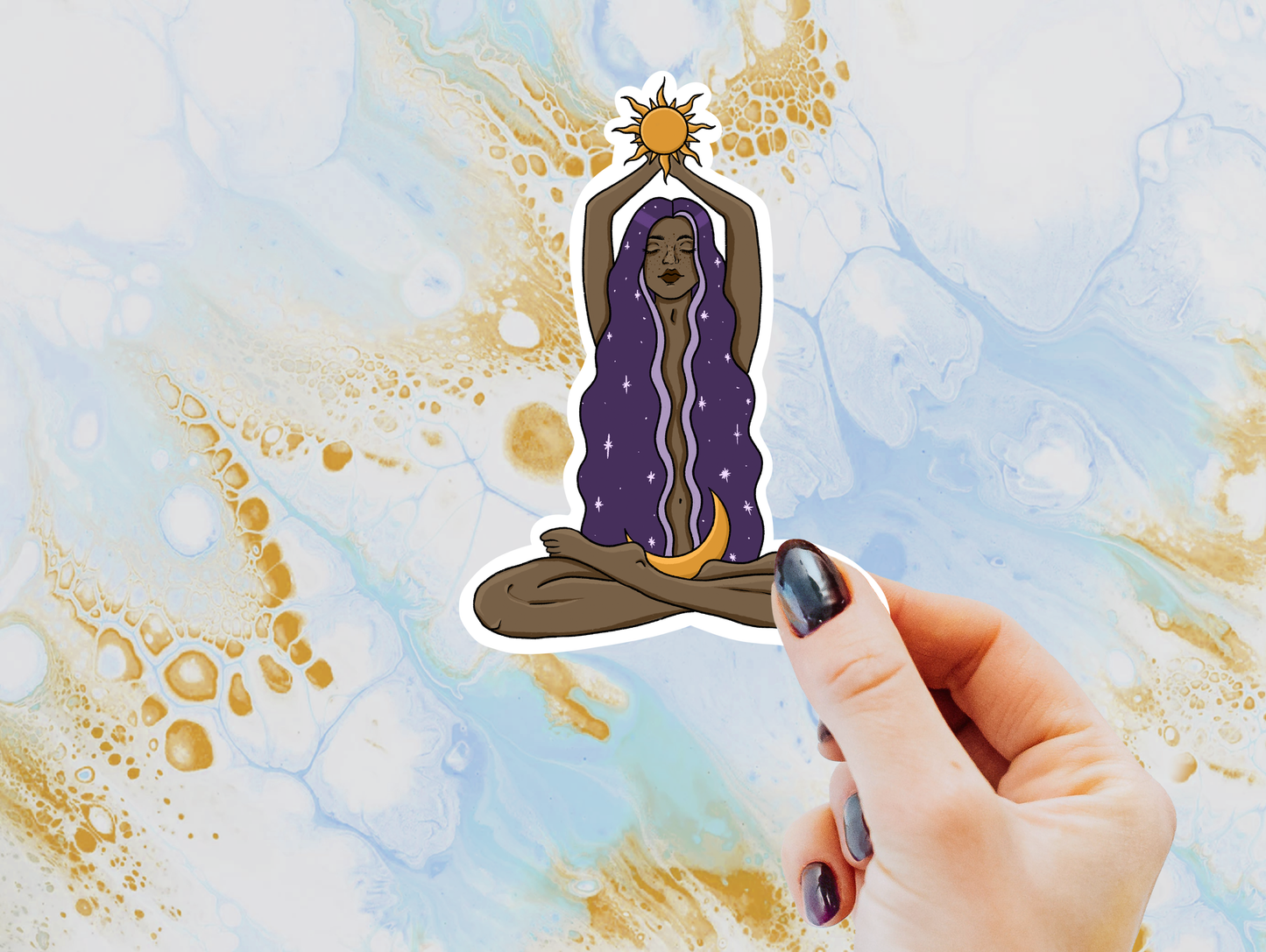 Sun/Moon Witch Sticker