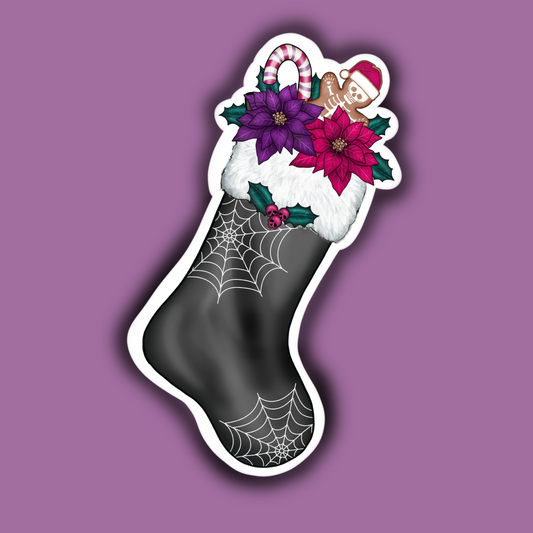 Witchy Spooky Stocking Sticker